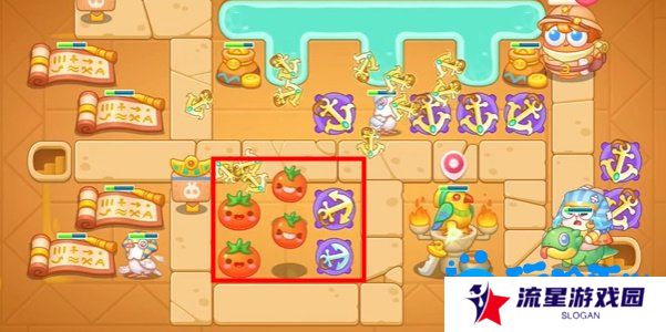 《保卫萝卜4》法老归来第111关通关攻略