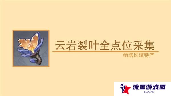 原神云岩裂叶在哪采集 全部云岩裂叶采集路线盘点