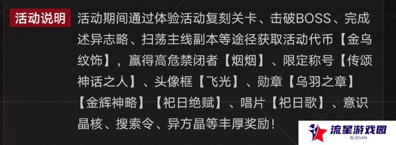 《无期迷途》祀日赋主题活动玩法攻略