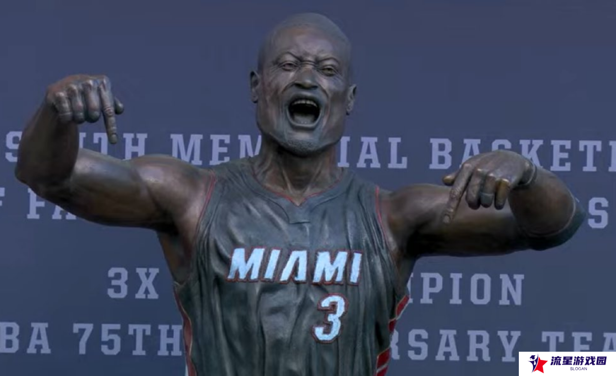 NBA史上做工最差的韦德雕像，成了外网最热的表情包