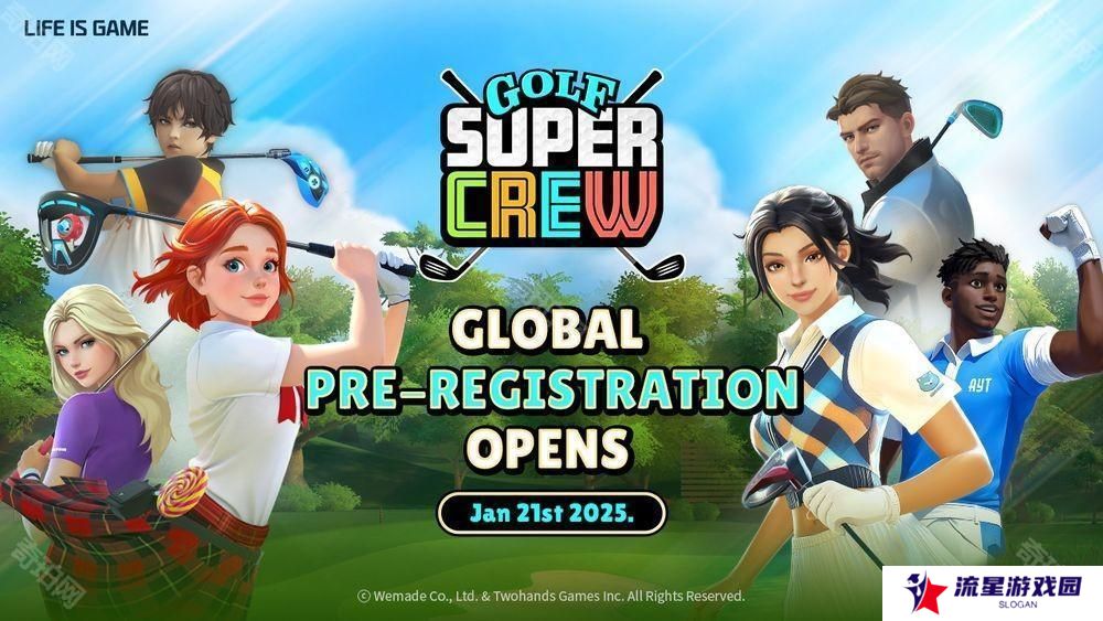 《PangYa》核心成员打造休闲高尔夫游戏《Golf Super Crew》全球事前预约开启